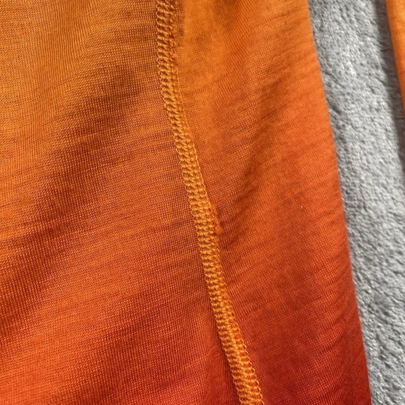 Icebreaker Shirt Womens M BodyFit+ 200 100% Merino Wool V Neck Long Sleeve Ombre - Picture 9 of 13